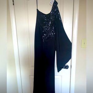 One should sequin detail gown